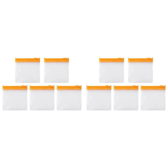 10Pcs Clear Zipper Pill Storage Bag,Small Ziplock Bags for Pills,Water-Resistant Pill Pouch,Self Sealing Zipper Medicine Bags,Travel Pill Organizer,Reusable Pill Bags for Medicine or Vitamins