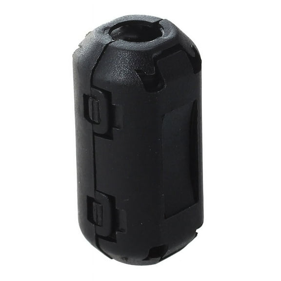 10Pcs Clip On Clamp RFI EMC Noise Filters Ferrite Core For 3.5mm Cable,10 x RFI Noise Ferrite Core Filter,Black