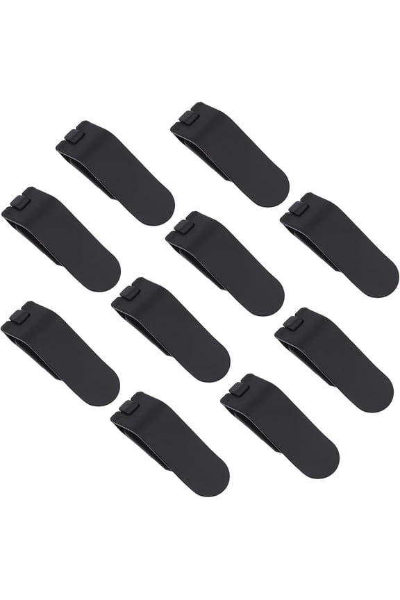 10Pcs Clip On Tie Hardware Iron Tie Clips Hardware for DIY Bowtie Hardware Closure 38.5mm 12.5mm