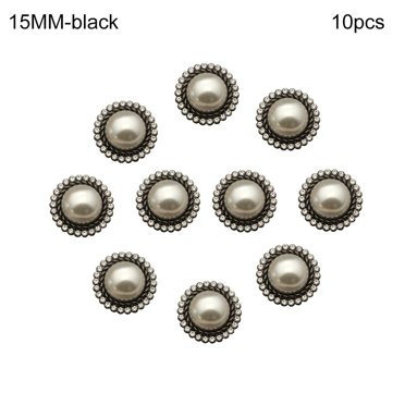 LYUMO 50pcs Crystal Diamante Rhinestone Round Buttons for Clothes ...