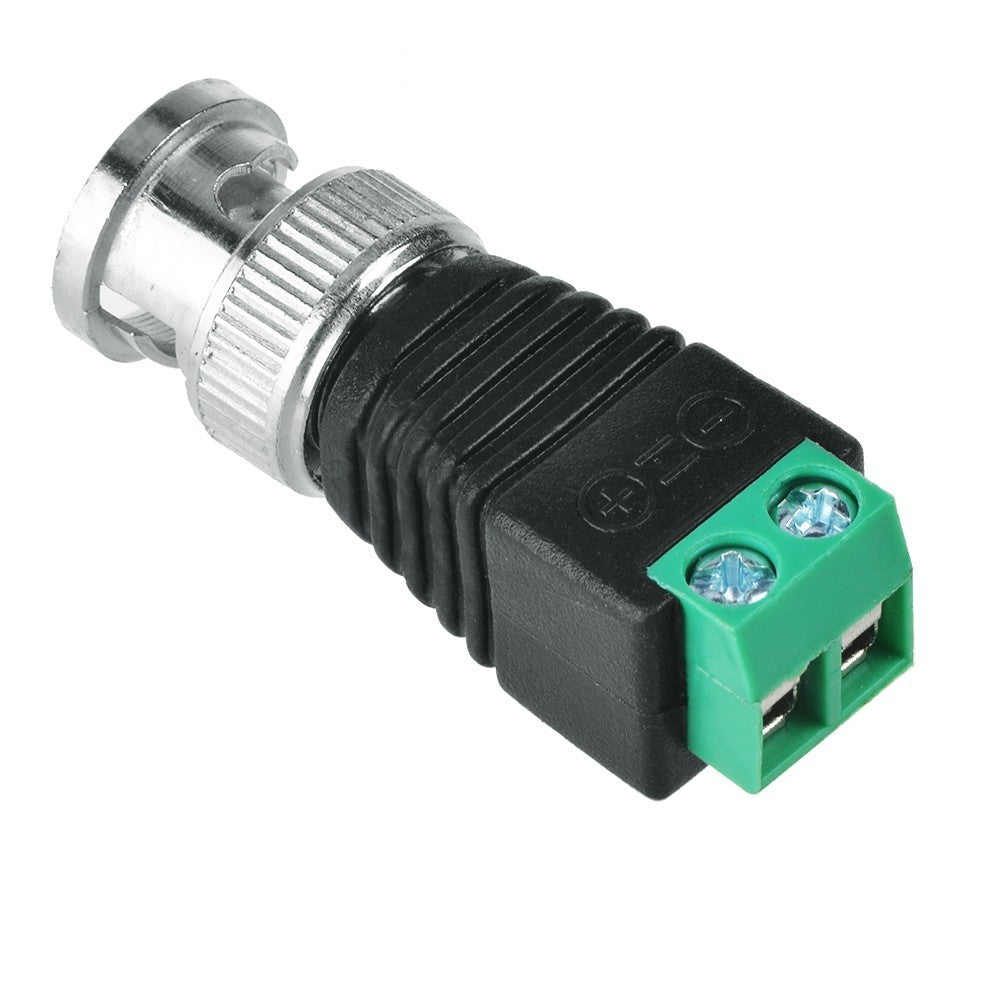 10Pcs Coaxial/Cat5/6 to BNC Male Adapter for CCTV Surveillance Video ...