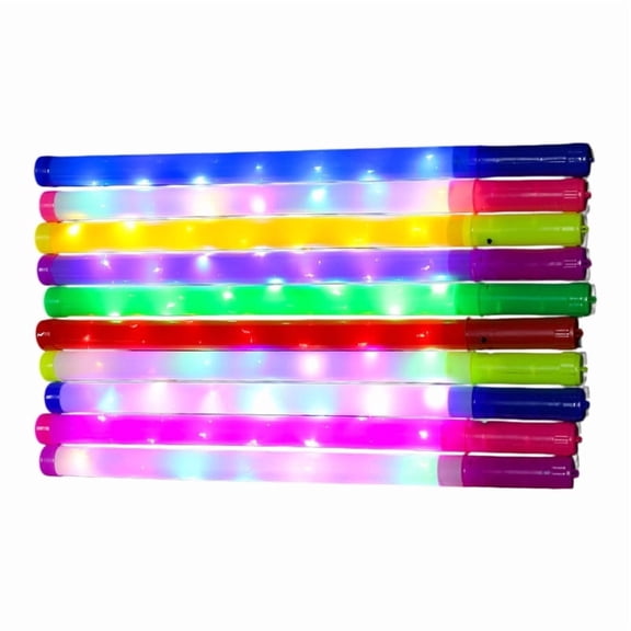 10Pcs Color Changing Lighted Up Sticks Energy Efficient Glowing Light Sticks