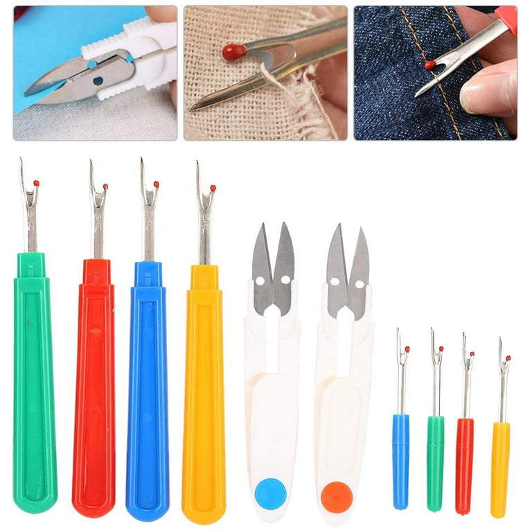 8 Pcs Sewing Seam Ripper and Thread Remover Kit Colorful Sewing