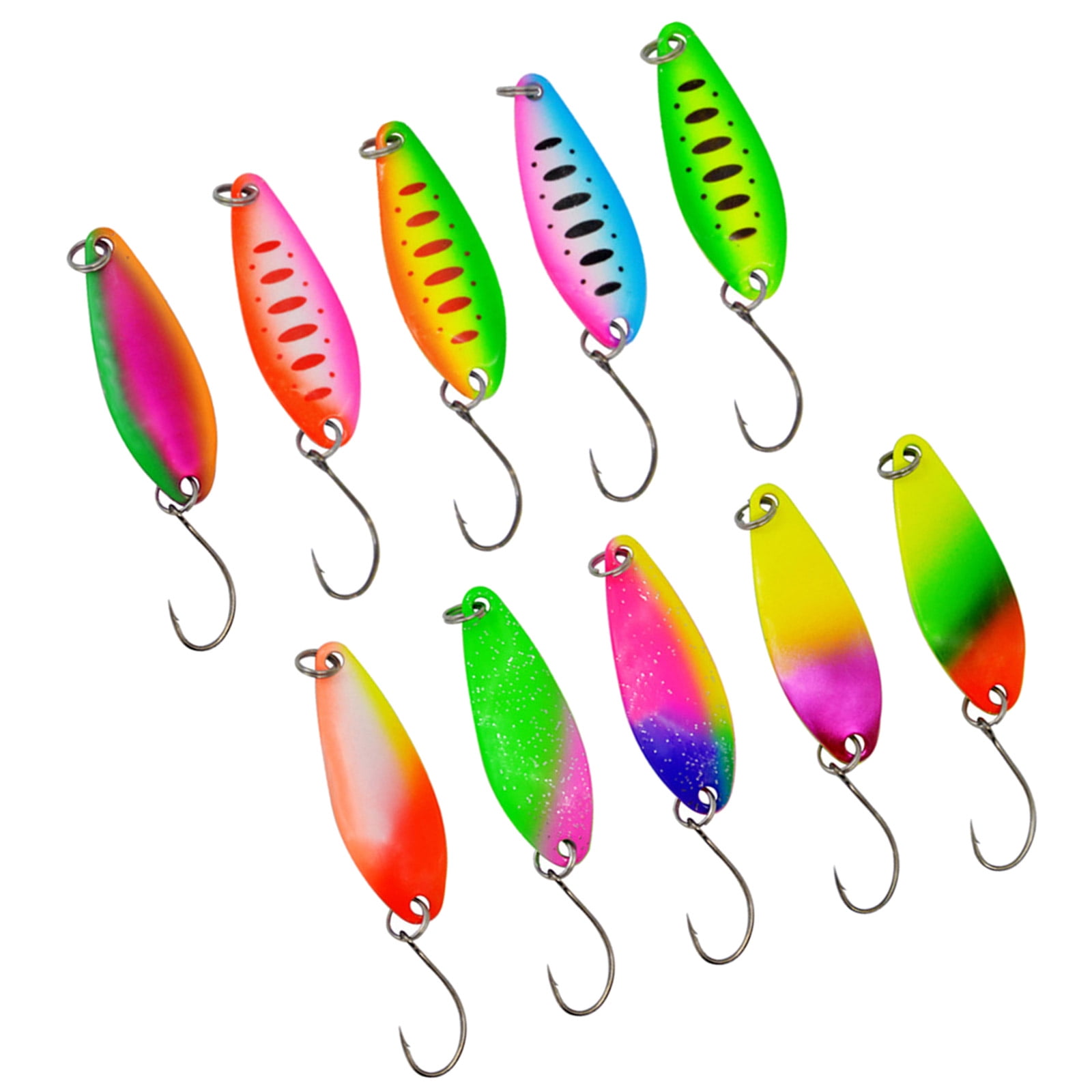 best single hook trout lures HERCULES 1.1" Mini Crankbait Fishing Lure They use dressings that have always proved effective on Trout Swiss Swing Single Hook Spinner