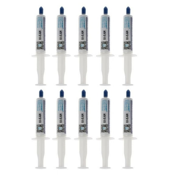 10Pcs Compound Silicon Thermal Grease Paste HY510 5g for CPU HeatSink Processor