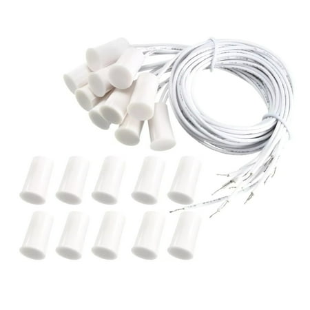 10Pcs Concealed Installation Door Sensors Discreet Security Solution for Modern Homes