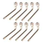 10Pcs Copper Tire Valves Stems For 22.5 24.5Inch Truck Wheels Standard TR545D 120 Degree Valves Stem