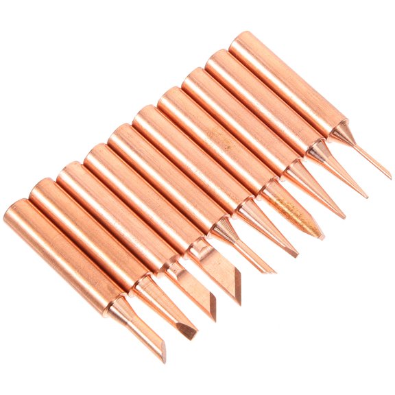 10Pcs Copper Welding Tips for Soldering Tool Stable Heat Conduction for Quality Work