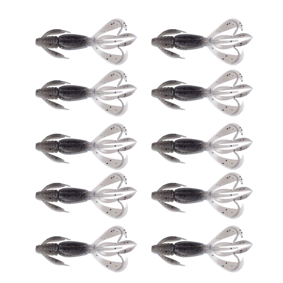 10Pcs Crayfish Simulation Swimbait Soft Lures for Fishing Enthusiasts