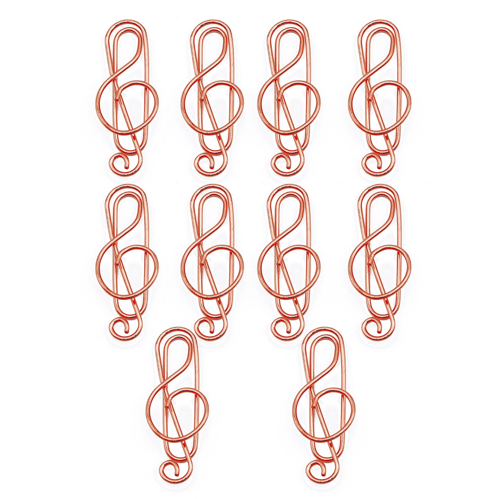 10Pcs Creative Paper Clips Metal Paper Clip Small Book Marker Clip ...