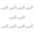 thumbnail image 1 of 10Pcs Curtain Rails Brackets Wall Mounting Solution Curtain Track Hangers Holder, 1 of 9