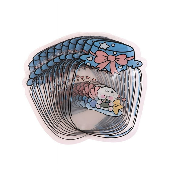 10Pcs Cute Bottles Shape Zipper Bags Candy Cookie Packaging Bags Food Gift Wrapping Supplies Birthday Party Decor