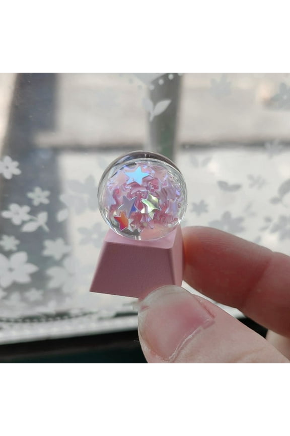 10Pcs Cute Cat Paw Keycaps, sdhkgrrt Cartoon Keycaps, Cute Cat Paw Bunny Low Profile Keycaps for Mechanical Keyboard, Circular Design ABS Plastic Keycaps for Typing Gaming, Universal Keycaps for