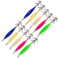 thumbnail image 1 of 10Pcs Cuttlefish Hook Fishing Lures Shrimp Lures Baits Squid Jigs 3.6g Glow Jigs Hook Fluorescent Squid Jigs Hard Baits, 1 of 8