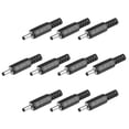 thumbnail image 1 of 10Pcs DC Male Connector 3.5mm x 1.1mm Power Cable Jack Adapter Black, 1 of 5