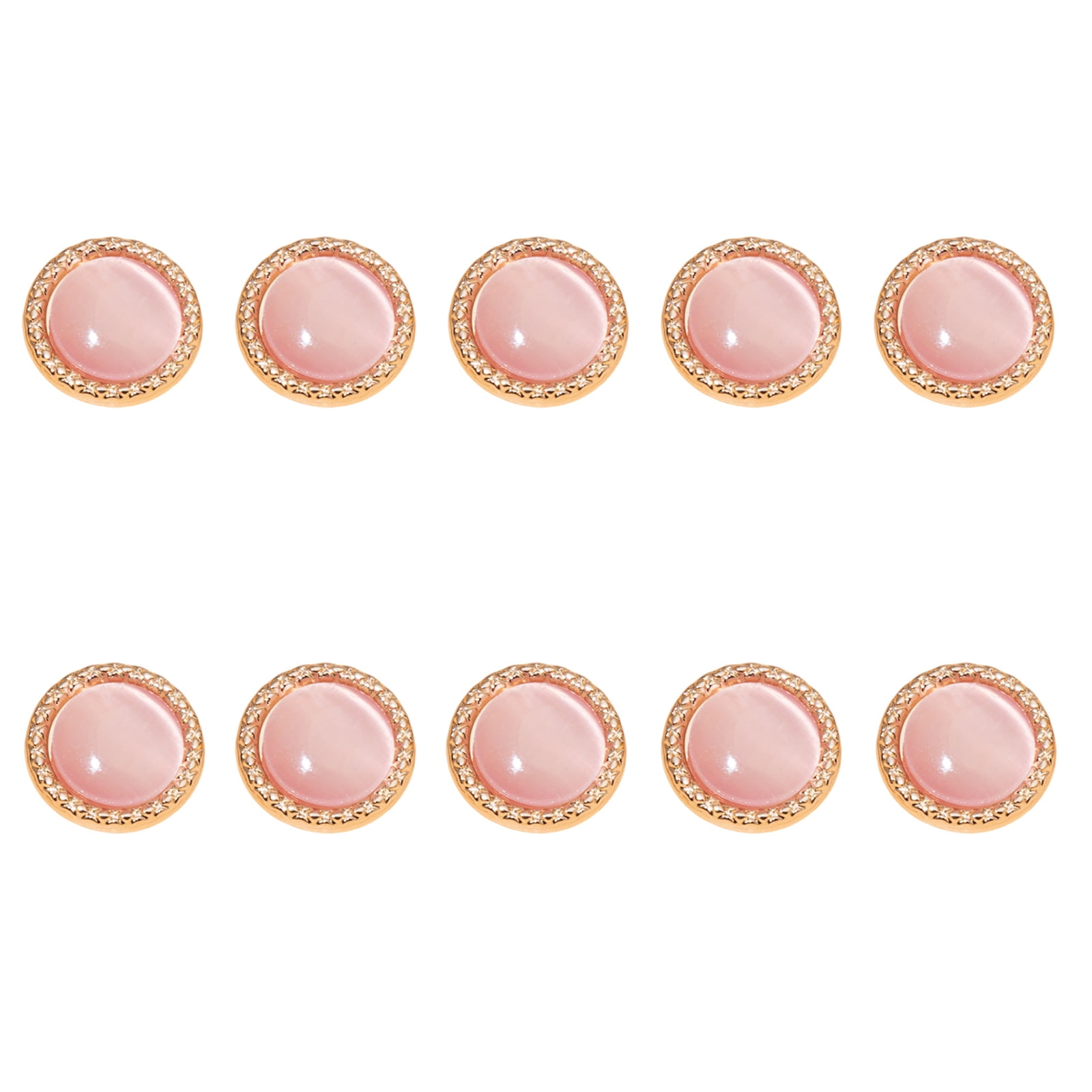 10Pcs Dazzling Alloy Buttons Multipurpose Sewing Buttons For Garments ...