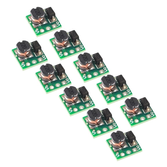 10Pcs Dc-Dc Boost Converter Module 5V 3.3V Output Operating Frequency 150Khz