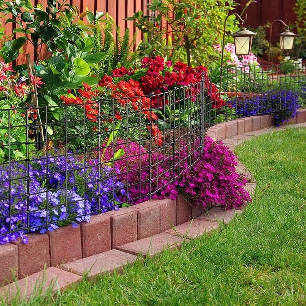10Pcs Decorative Garden Arch Fence Patio Fence, Animal Deterrent Fence ...