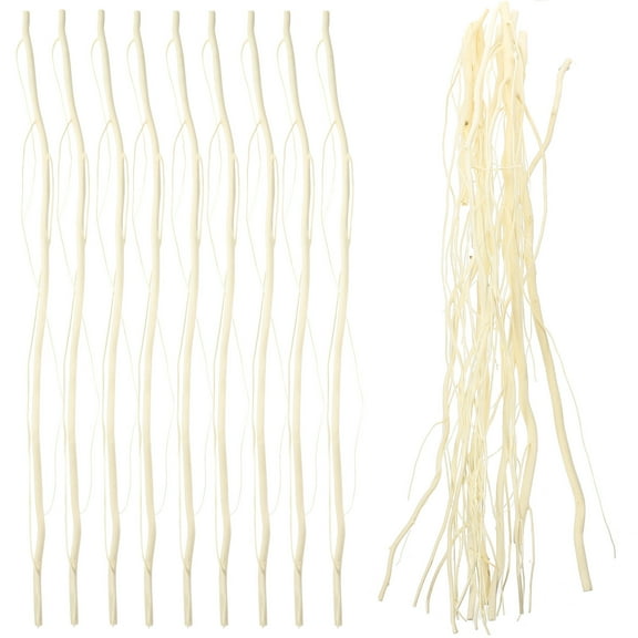 10Pcs Decorative Vase Sticks Vase Tree Branches White Twigs Wood Crafts for Decor