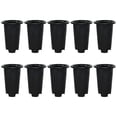thumbnail image 2 of 200 Pack Of 2 Inch Red Plastic Plant Pots – Small Nursery Pots With Drainage Holes For Seedlings 2 of 12