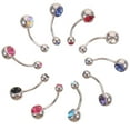 10Pcs Delicate Curved Ring Piercings Jewelry Simple Piercing Jewelry