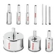 thumbnail image 1 of 10Pcs Diamond 3-50mm Drill Bit Saw Set Tile Ceramic Glass Cutter, 1 of 8