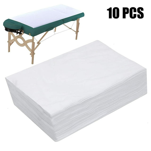10Pcs Disposable NonWoven Bed Sheets Waterproof & OilProof Covers