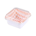 thumbnail image 1 of 10Pcs Disposable Sushi Packing Box Spring Outing Picnic Camping Takeaway Bento Rice Food Fruit Container Lightweight Square Stackable Leak Proof Transparent Lid Safe Material, 1 of 7
