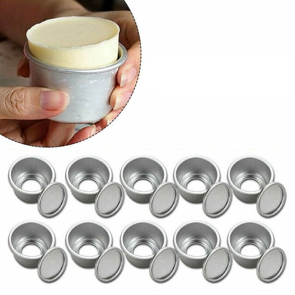 10Pcs Diy 2'' Mini Cake Pan Removable Bottom Pudding For Mold Baking Bakeware Uk YIWEI