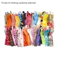 thumbnail image 1 of 10Pcs  Doll Dress Set, Random Mix Color Outfits for 11.5"-12" Dolls, Fashion Doll Clothes, 1 of 5