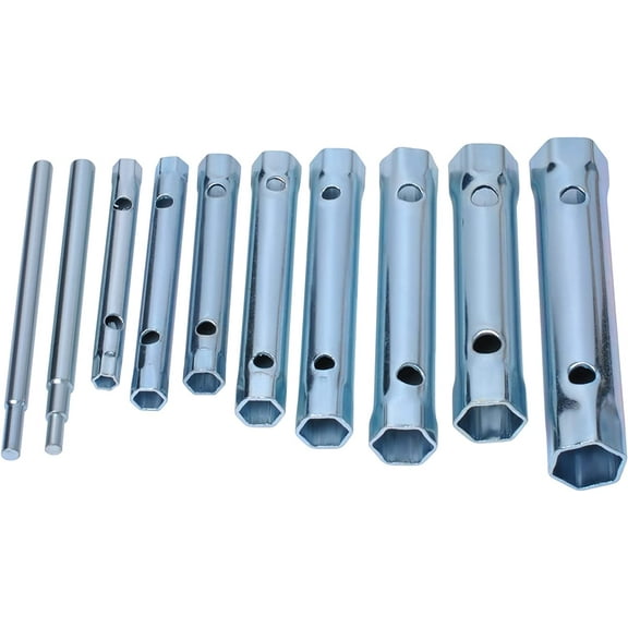 10Pcs Double Ended Wrench Socket Plumber Back Nut Tap Spark Plug Wrench Set Extended Spark Plug Wrench 6-22Mm
