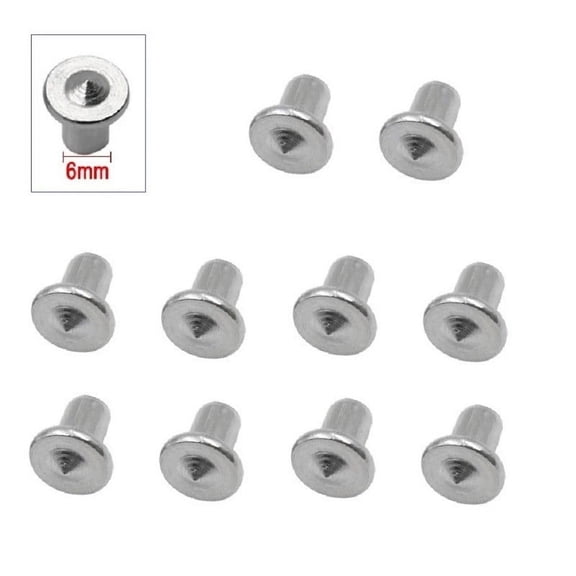10Pcs Dowel Centre Point 6/8/10/12mm Wood Timber Marker Hole Tenon Center Set 6mm
