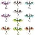 thumbnail image 1 of 10Pcs Dragon Charms 3D Multicolor Metal Flying Dragon Pendant Set with Enamel Wings for Necklaces Jewelry Making, 1 of 11