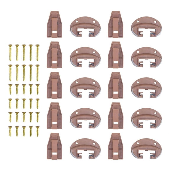 10Pcs Drawer Slide Replacement Plastic Composites Furniture Repair Part