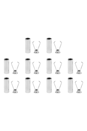 10Pcs Drawstring Cord Metal Elastic Rope Stoppers Clamps For Hoodies Jackets Swimwears Clothing Accessories