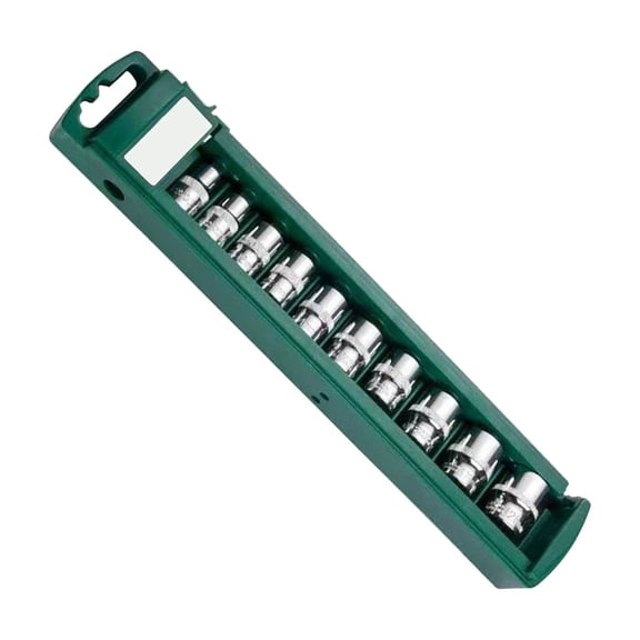 10Pcs Drives Socket Wrench Head Set for Ratchets 1/4" 3/8" Short Long Socket Nut Driver Sleeve Spanner End Repair Tool