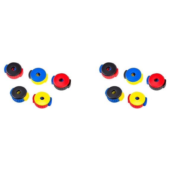 10Pcs Drum Cymbal Quick Release Drum Accessories Mix Color Push-on Design Convenient to Use