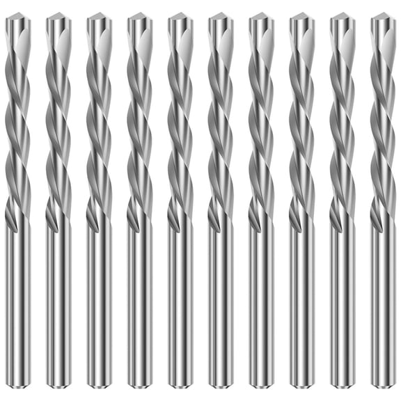 10Pcs Drywall Router Bits 3/16"Drywall Guidepoint Cutting Bits M2 Speed Steel Cutout Tool Spiral Saw and Power Tools