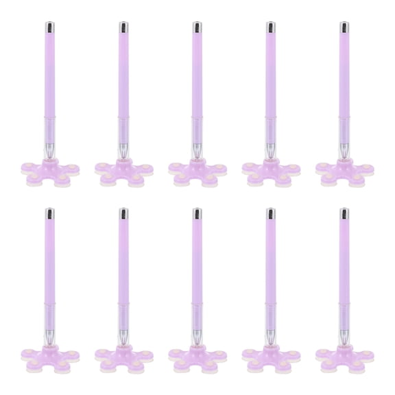 10Pcs Dual Use Violet Writing Pens with Phone Support and Leak Proof Smooth Ink