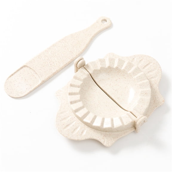 10Pcs Dumpling Maker! Vacemry Dumpling Making Tool, Wheat Straw Dumpling Press, Easy to Use Kitchen Gadget, Durable and Eco-Friendly, Ideal for Homemade Dumplings and Pastries
