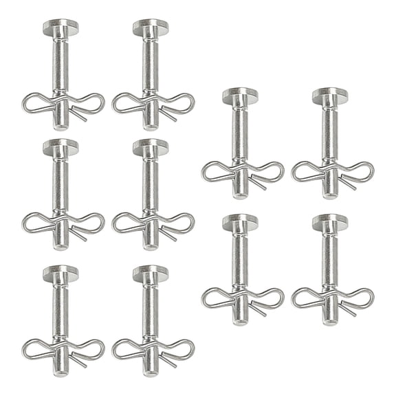 10Pcs Durability Shear Pins And Cotter Pins Snow Blower Shear Pin Bolts Compatibility With Various Snow Blower Models