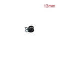thumbnail image 1 of 10Pcs Durable Metal Hardware Useful Pipe Mounting Fix Cable Fasteners Wiring Hose Clamp Rubber Lined P Clips 13MM, 1 of 8