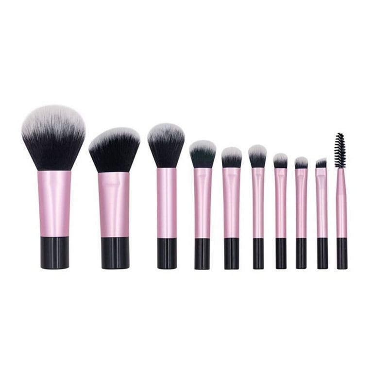 Cosmetic Foundation Set Kit 10Pcs Professional Eyeshadow Makeup Brushes Powder Cosmetic Foundation Set Kit 10Pcs Professional Eyeshadow Makeup Brushes Powder