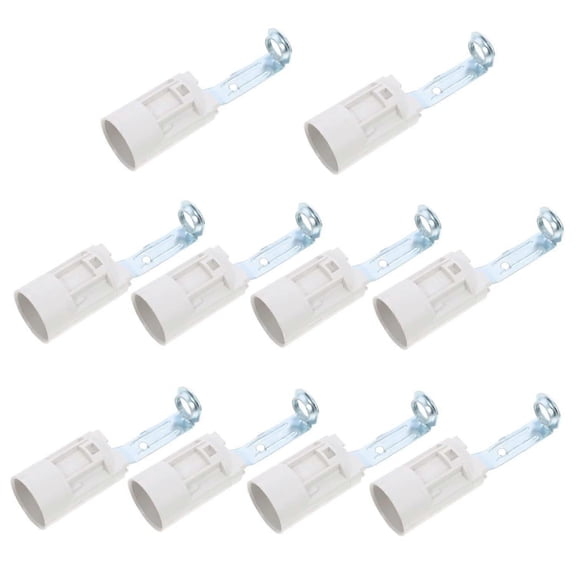 10Pcs E14 Lamp Holder Base Adjustable Light Socket Chandelier Bulbs Light Bulb Holder Candelabra Socket Light Holder Base Bracket