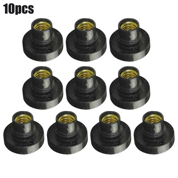 10Pcs E14 Light Bulb Screw Lamp Surface Fixing Base Holder Edison Screw Socket