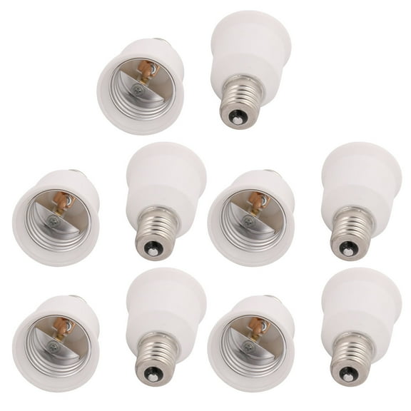 10Pcs E17 to E26 Extender Adapter Converter Lamp Bulb Socket Holder 55mm Height