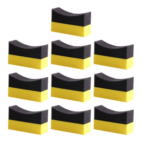 10Pcs EVA Wax Applicator, Auto Care Soft Wax Applicator Pads Wax Applicator for Car Multipurpose Cleaning Sponge