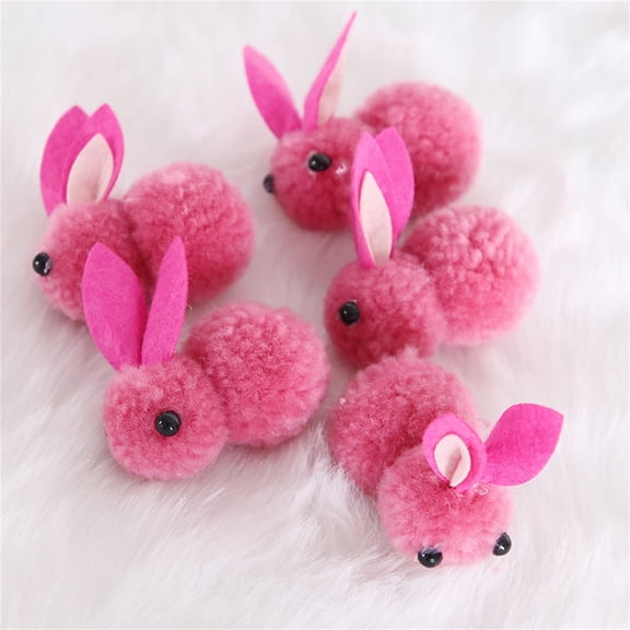 10Pcs Easter Bunny under $5! Yannianjz 5pcs Easter Bunny DollToys, Mini Plush Stuffed Animal Decorations, Cute Easter Party Favors Gifts, Small Easter Basket Stuffers, Holiday Decorative Figurines