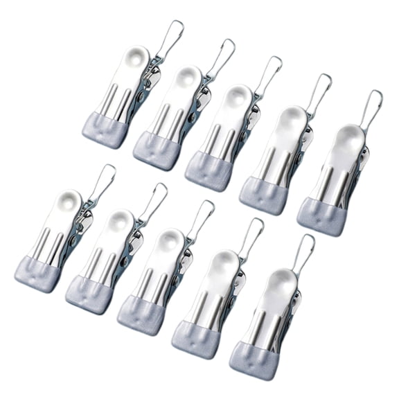 10Pcs Effective No Mark Hanging Pegs Practical Clothes Pegs With Adjustable Chain For Indoor And Outdoor Use