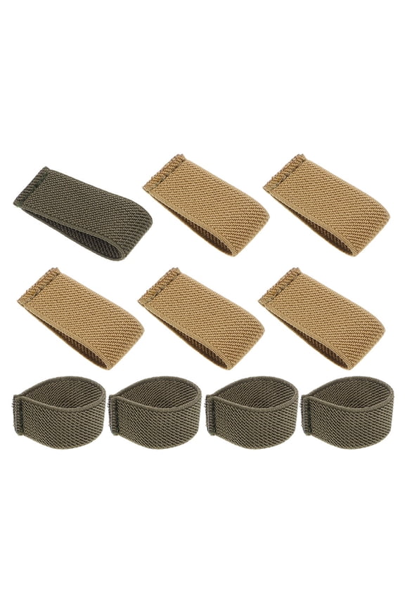 10Pcs Belt Keepers Canvas Olive Green Durable Belt Loops for Daily Use